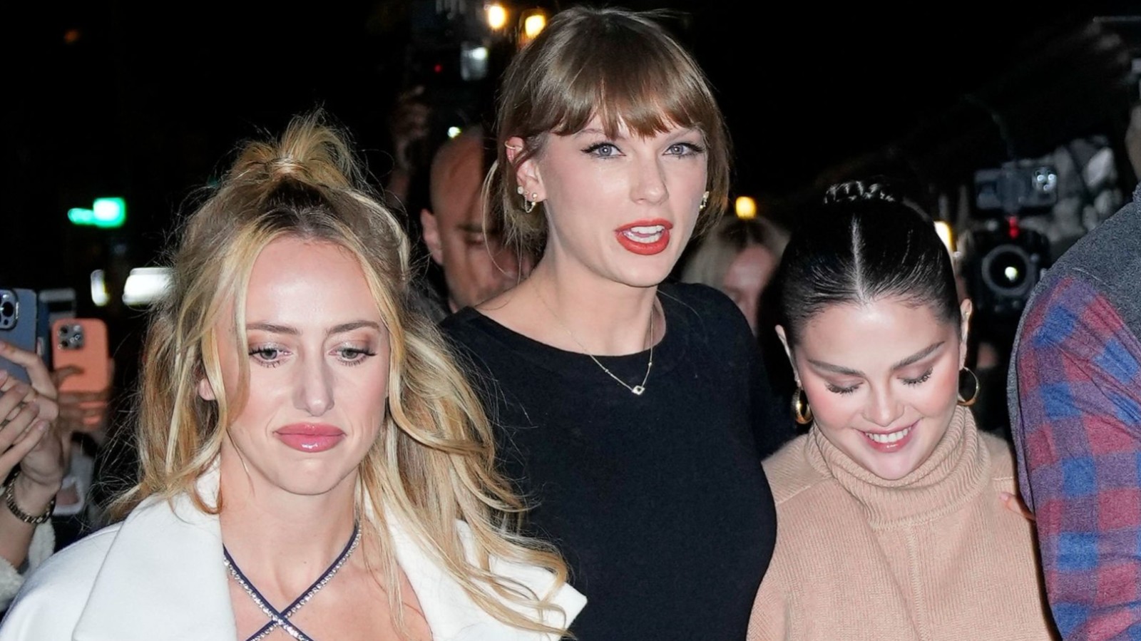 Taylor Swift, Brittany Mahomes, Selena Gomez