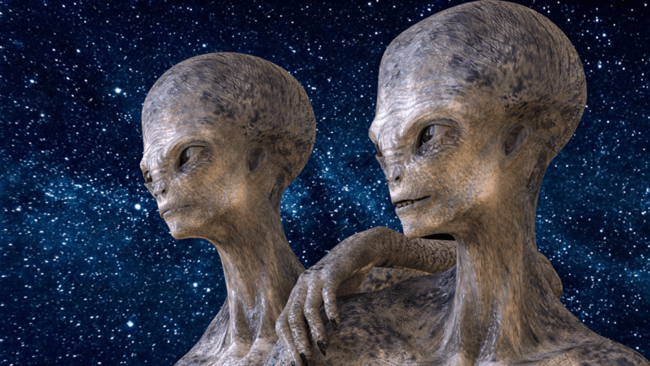 aliens in space