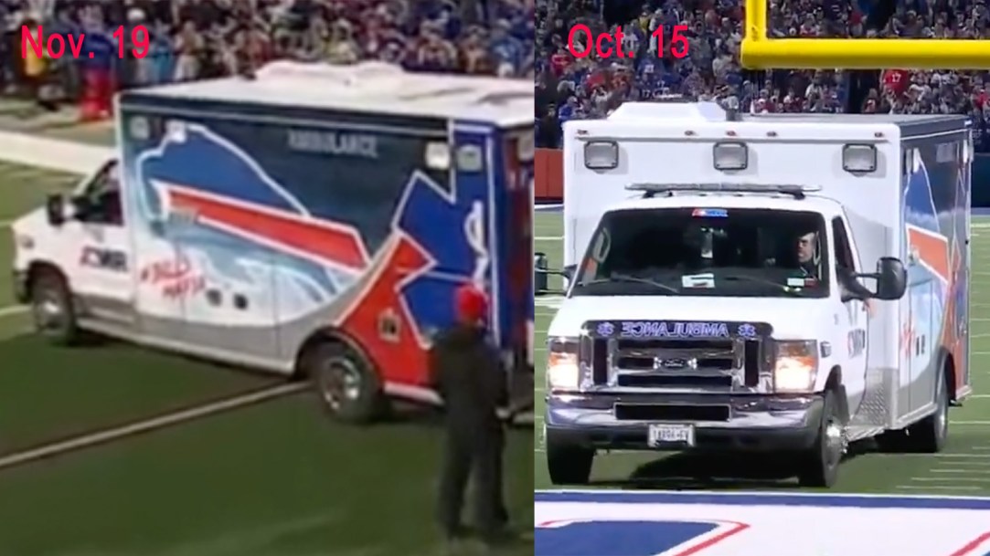 Damar Hamlin Ambulance Number Tribute