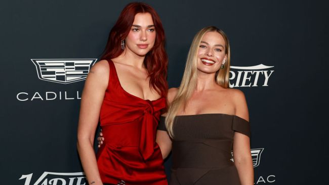 dua lipa and margot robbie