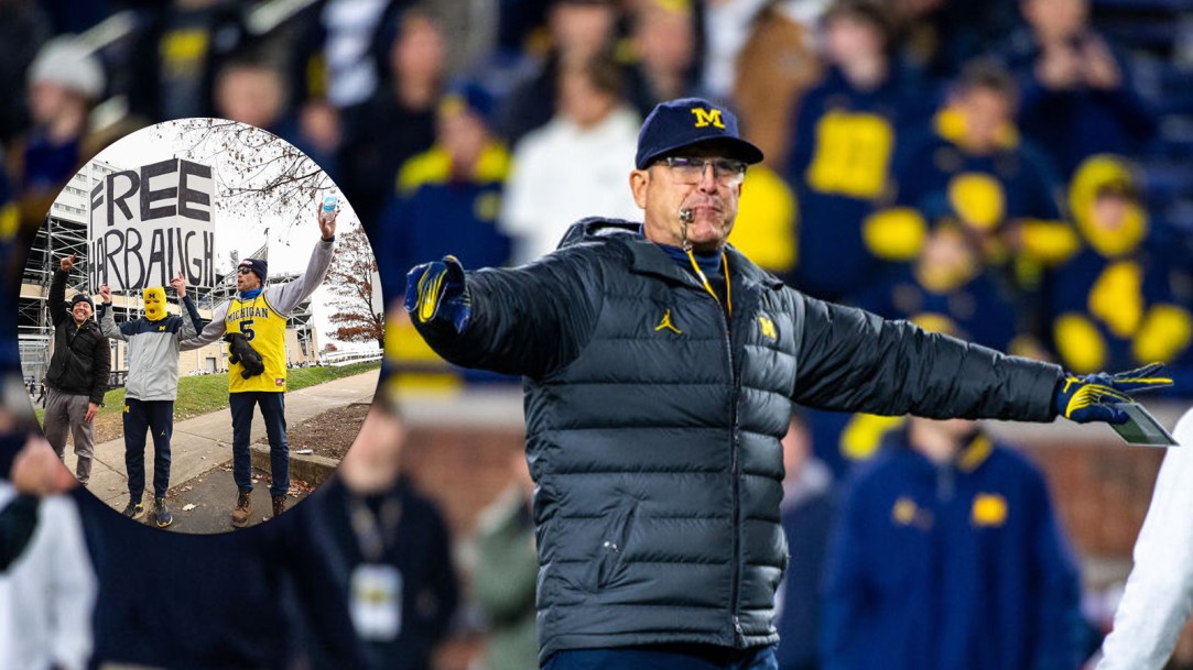 Jim Harbaugh Michigan Dead Tribute Suspension