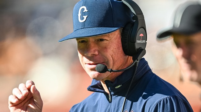 UConn Football coach Jim Mora