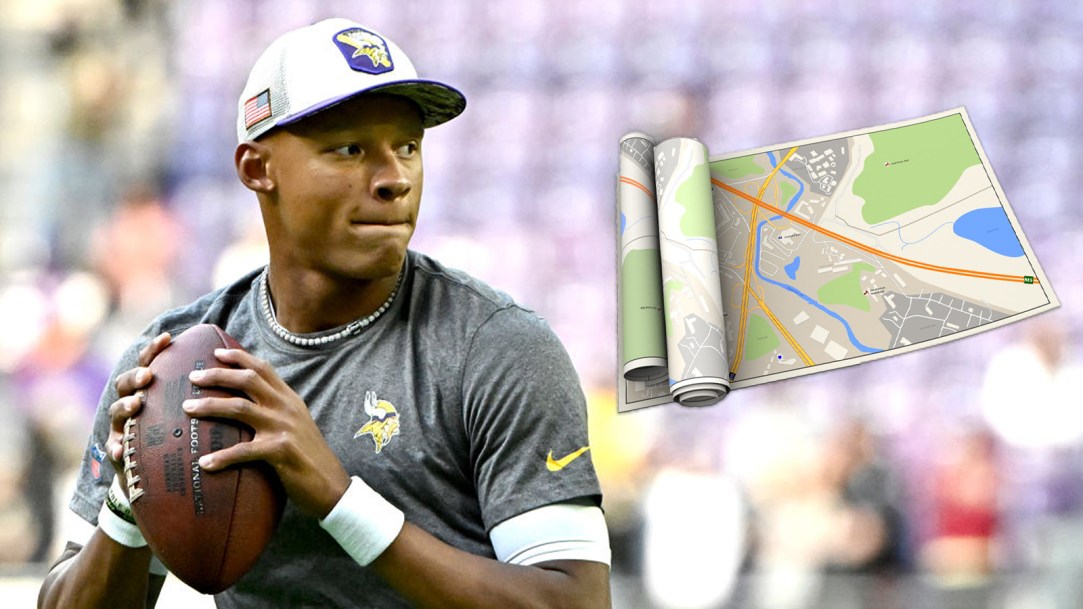 Josh Dobbs Vikings Locker Room