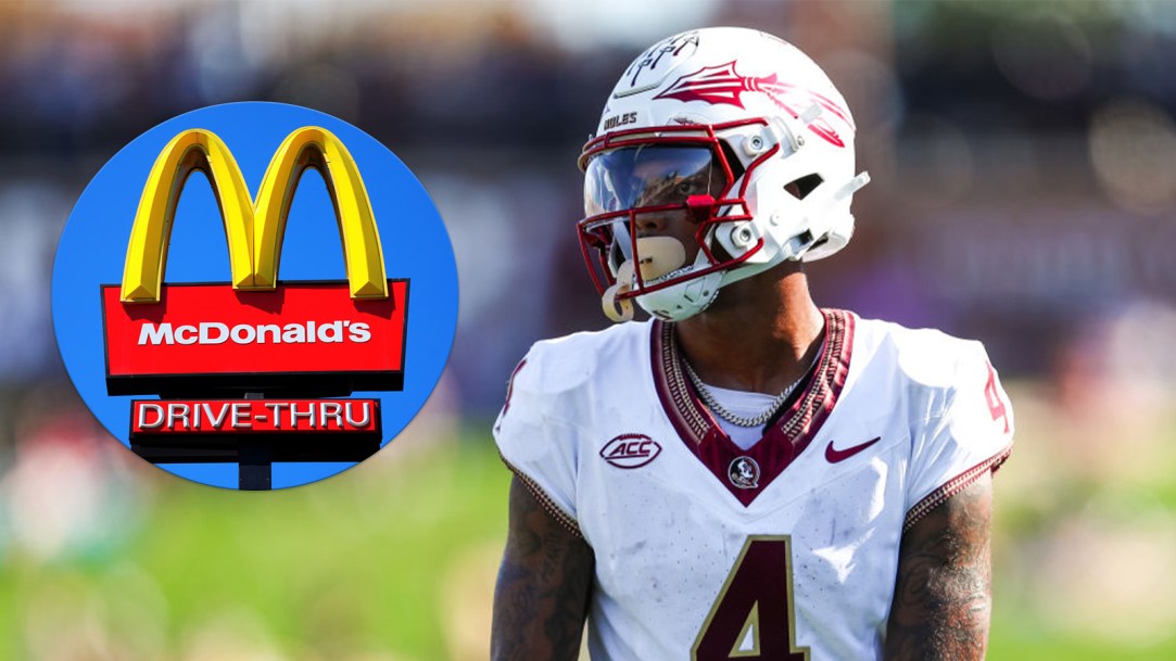 Keon Coleman Pregame Meal McDonald's