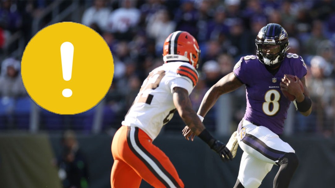 Lamar Jackson Late Hit Browns