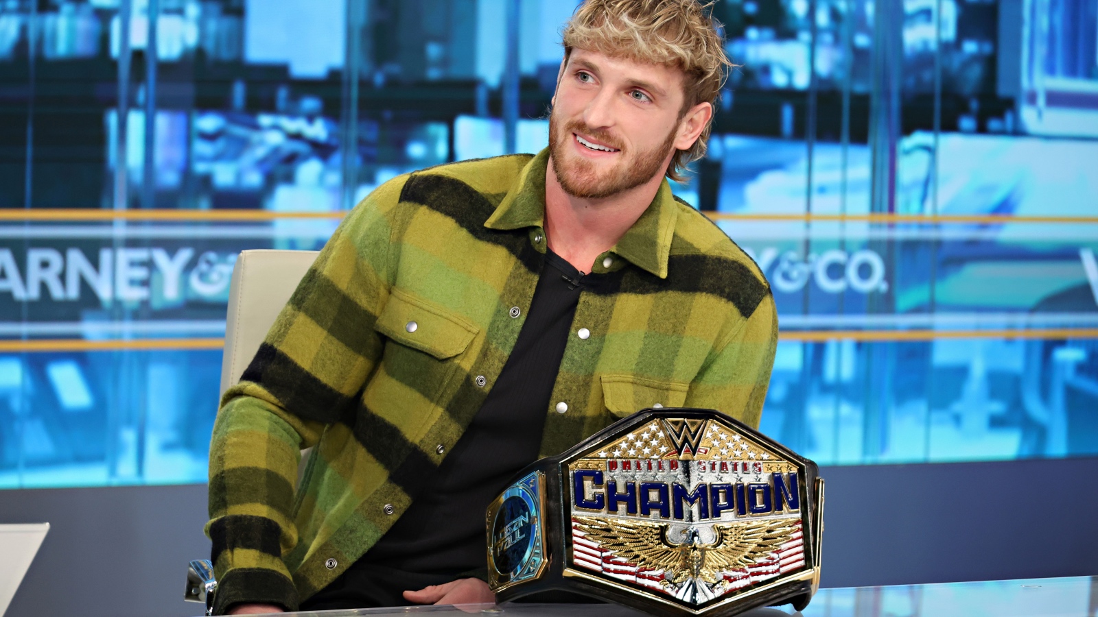 Logan Paul's US Championship WWE belt