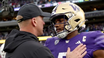 Michael Penix Jr. Puts Strong Leadership On Display By Rallying Entire Team With 4th Quarter Speech