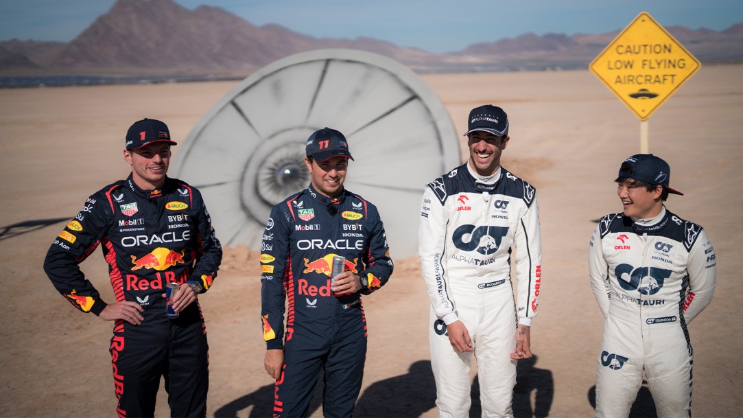 Red Bull F1 Formula 1 Ricciardo Verstappen Tsunoda Perez