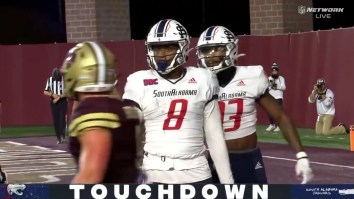 College Football Player Somehow Avoids Penalty For Pointing Imaginary Gun Right At Opponent’s Head