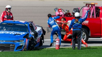 NASCAR Star Bubba Wallace Mocks Kyle Larson’s Use Of Racial Slur That Got Him Suspended