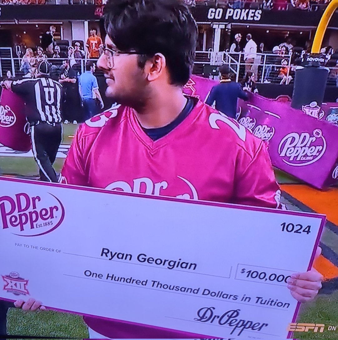 Dr. Pepper Tuition Toss