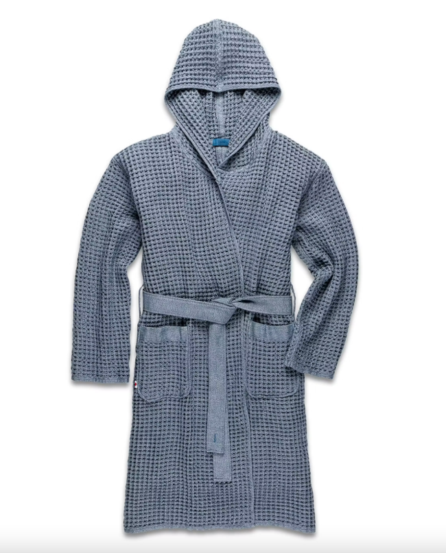 Onsen Hooded Waffle Robe
