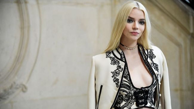 anya taylor joy at a dior fashion show
