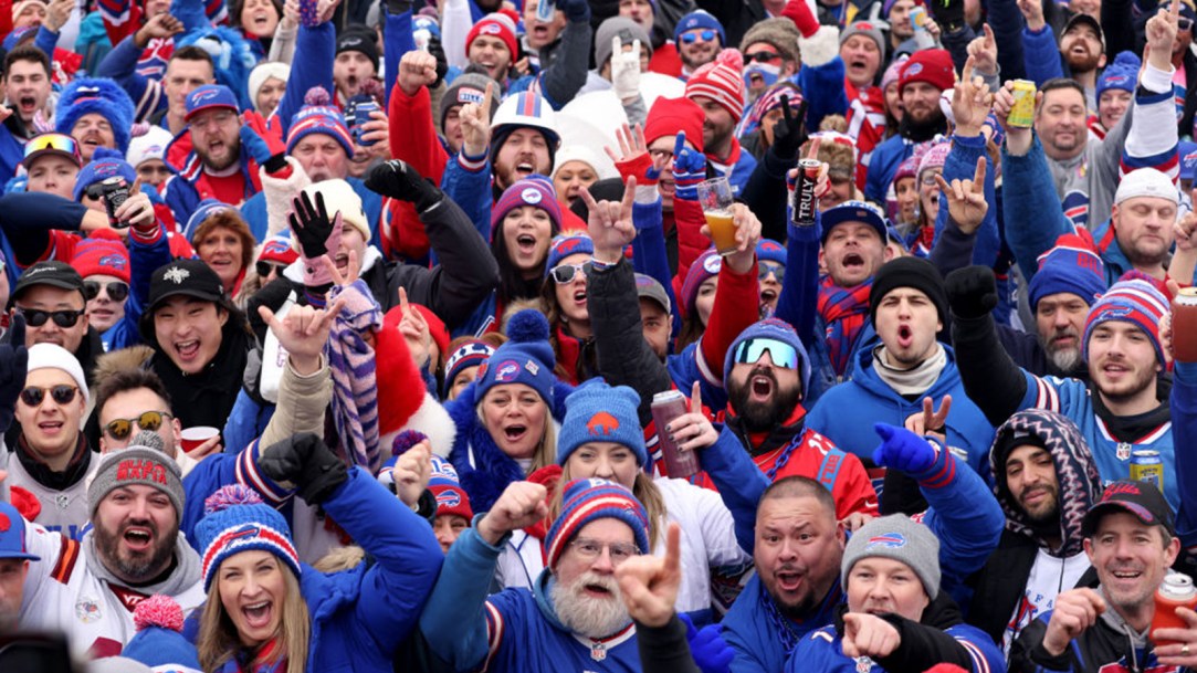 Buffalo Bills Mafia Fan Fire Table Flaming