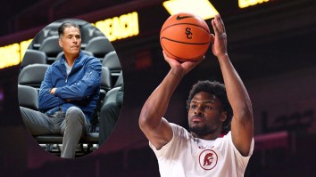 Notable Guest At Bronny James’ USC Debut Fuels Chatter That Lakers Might Draft Him To Play With Dad