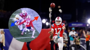 NFL Punter Gets Blown Up By His Own Teammate After All-Time Weak Effort To Make Sideline Tackle