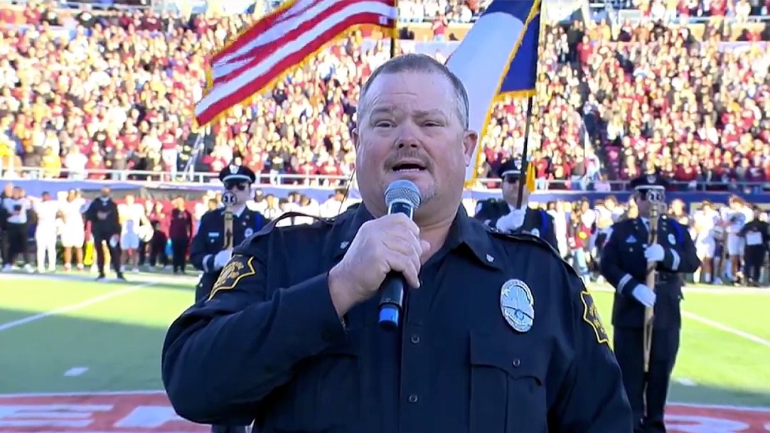 College Football Bowl National Anthem