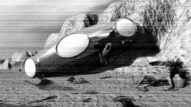 crashed ufo dead aliens