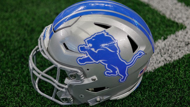 Detroit Lions helmet