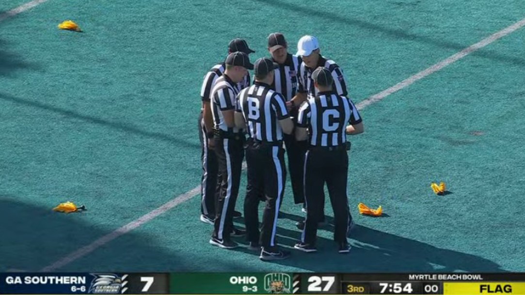 Ohio Georgia Southern Myrtle Beach Bowl Brawl