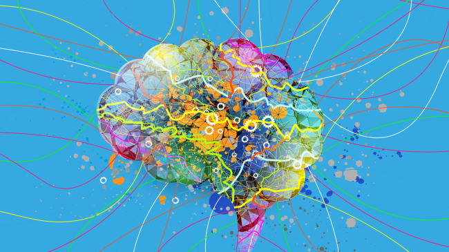 illustration of artificial intelligence and brain