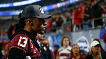 Jordan Travis Apologizes To FSU, Sends 5-Word Message To Alabama QB Jalen Milroe After CFP Snub