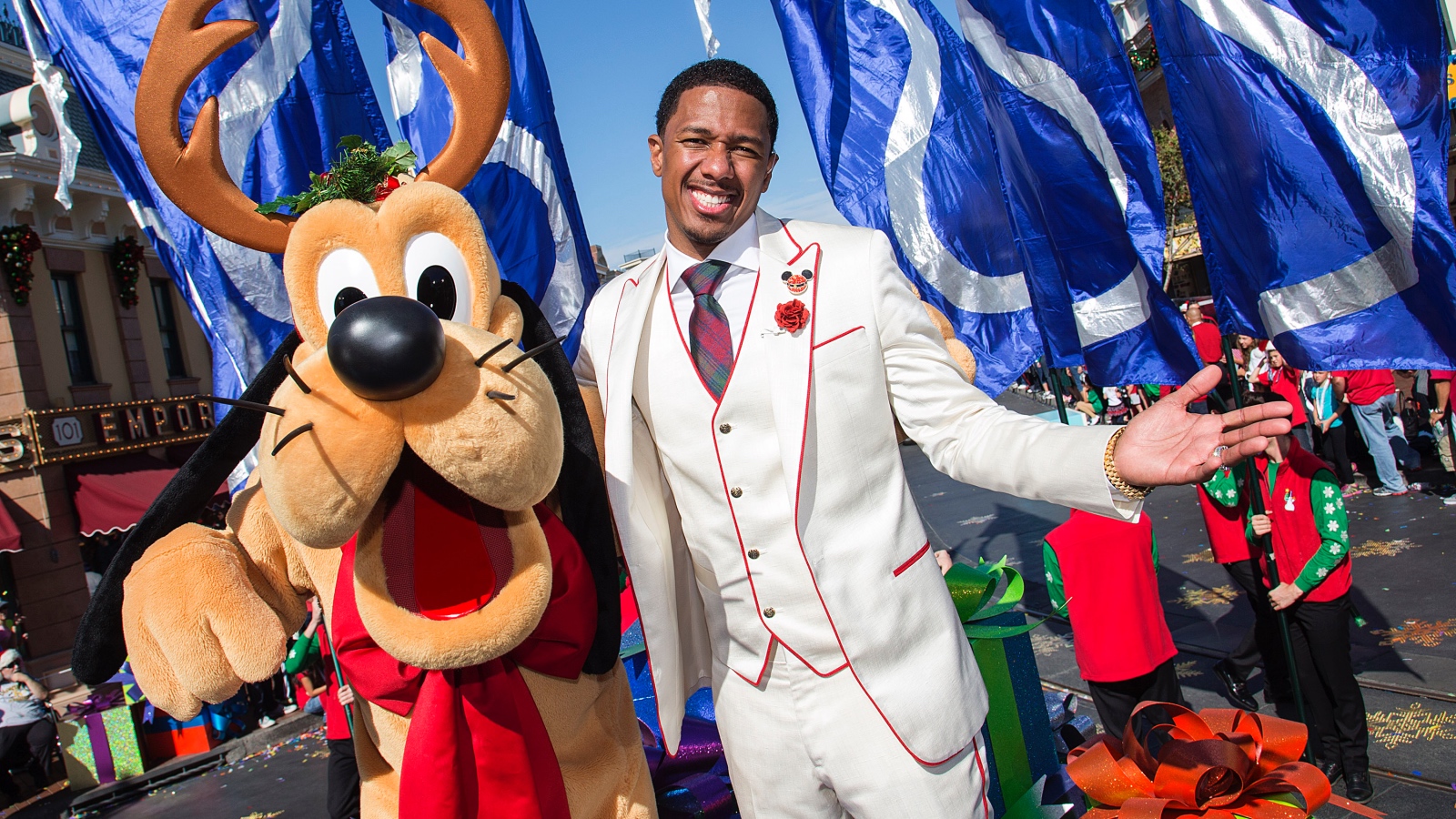 Nick Cannon at Disneyland