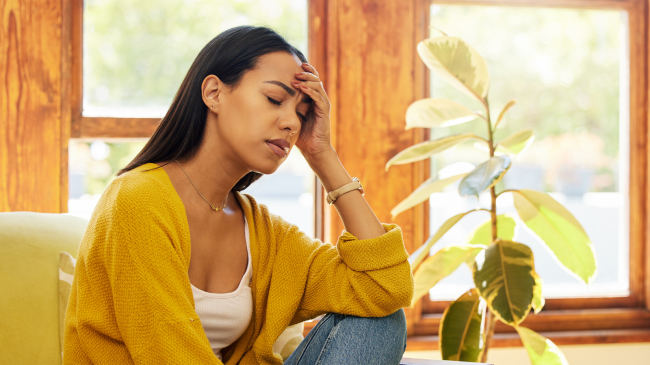 stressed woman