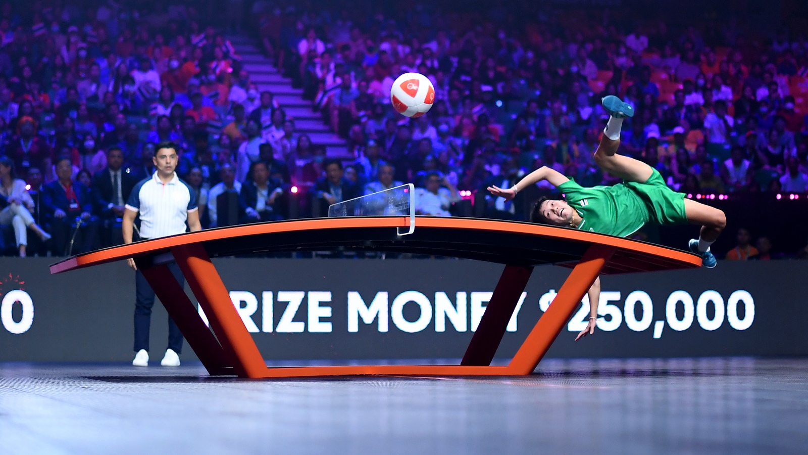 Teqball rally highlight