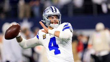 Watch: Dallas Cowboys Quarterback Dak Prescott Throws Terrible Playoff Interception