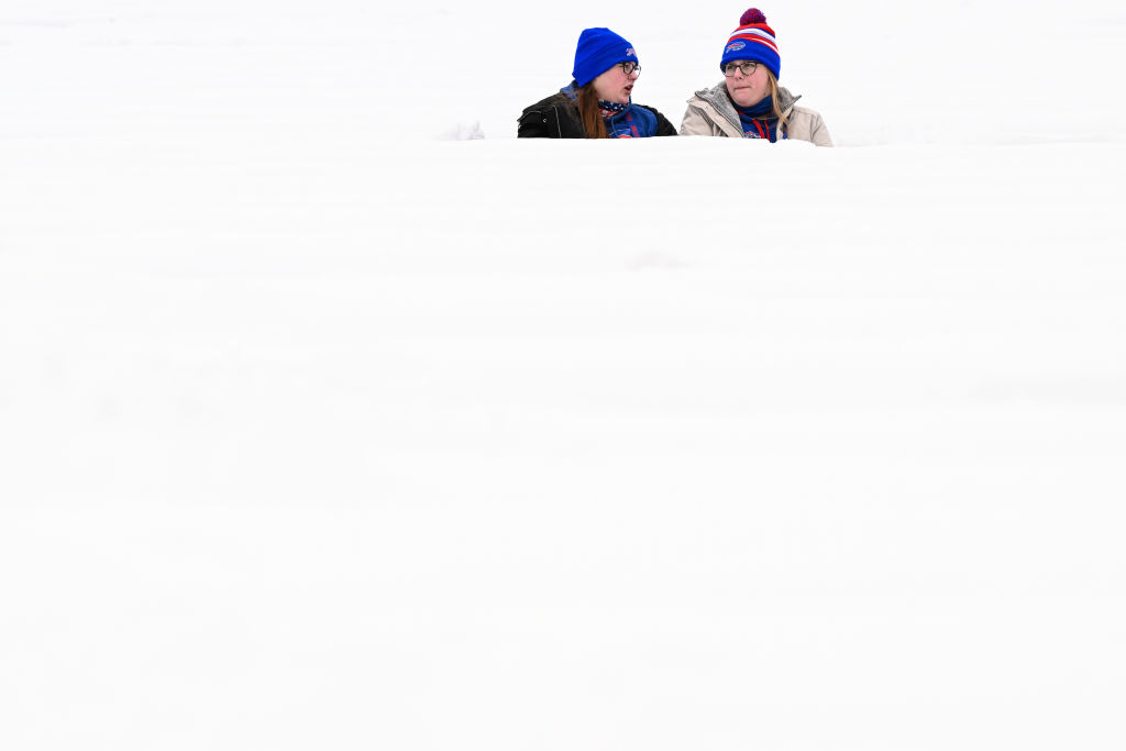 Buffalo Bills Fans Snow