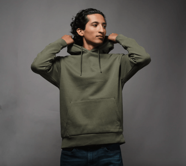 Men's Elite Hoodie in Military Green