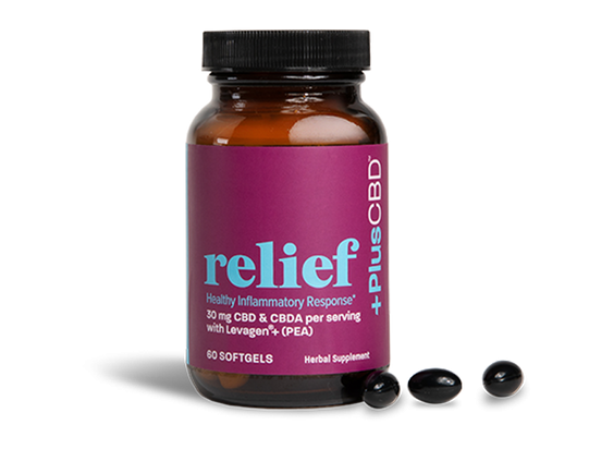 PlusCBD Relief Softgel Capsules
