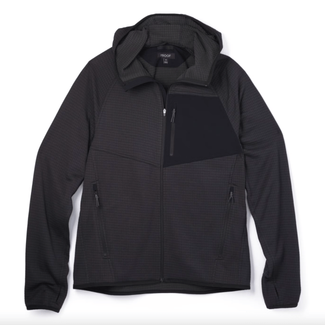 Proof Trail Grid Fleece Full Zip Hoodie