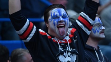 UCONN Students Annihilate $2 Beers Ending Promo Before Tipoff And Producing Raucous ‘White Out’ Scene