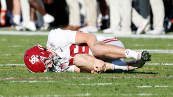 Alabama Robbed Of First Down After Rose Bowl Referees Miss Blatant Special Teams Penalty On Michigan