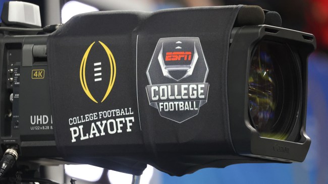 College Football Playoff camera