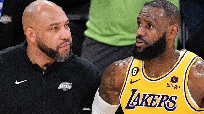 Darvin Ham and LeBron James
