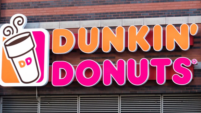 Dunkin' sign