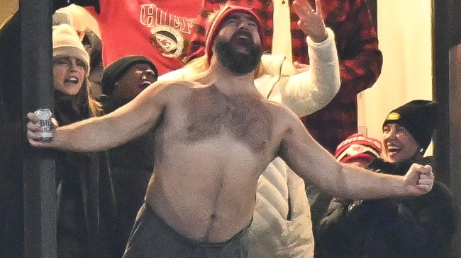 Jason Kelce shirtless