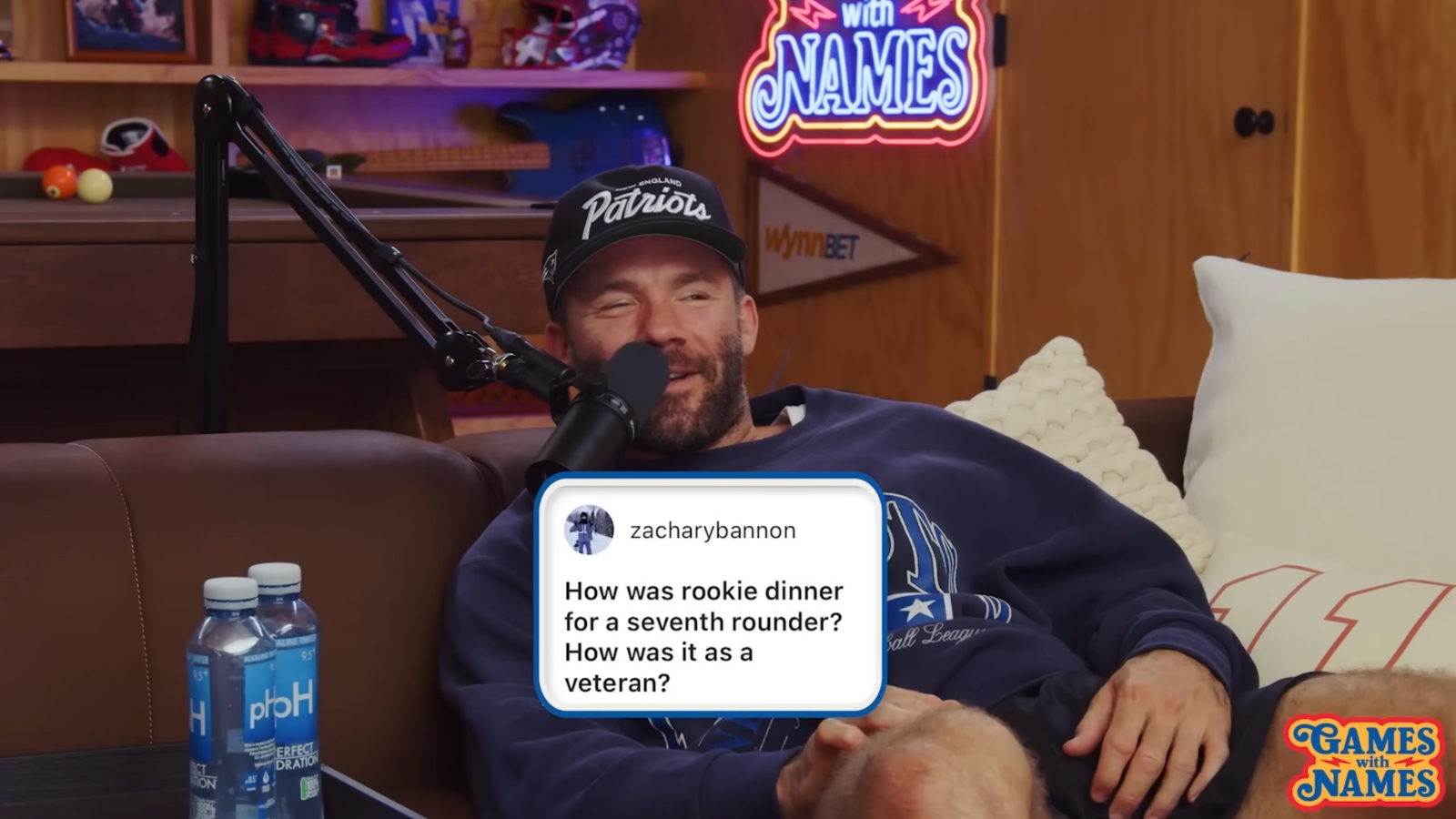 Julian Edelman discusses New England Patriots rookie dinner