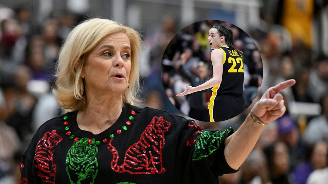 Kim Mulkey Caitlin Clark