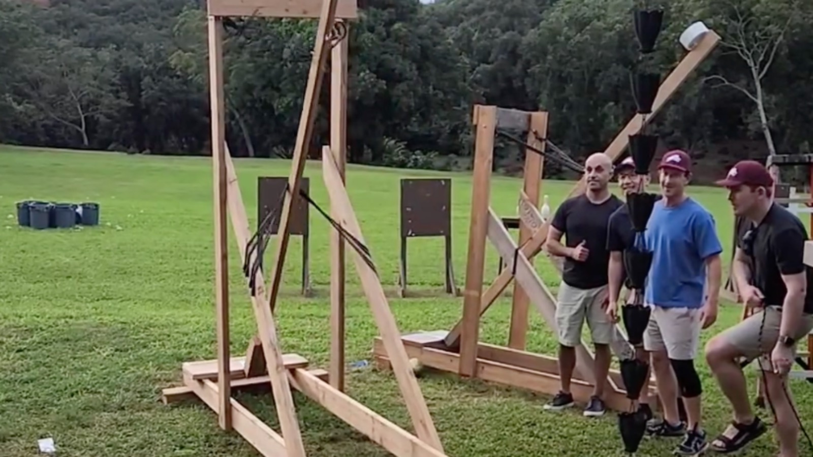 Mark Zuckerberg trebuchet catapult
