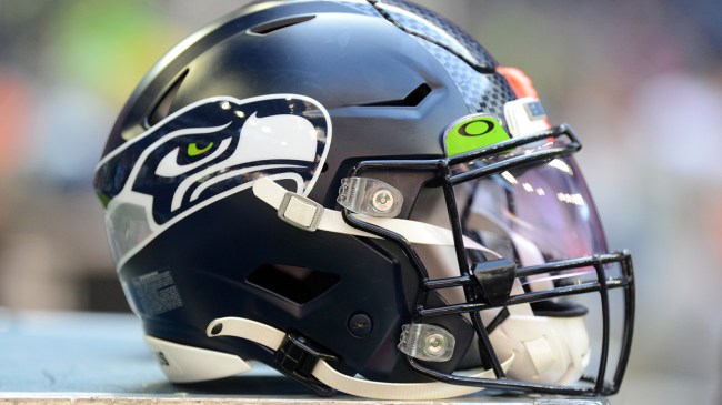 Seattle Seahawks helmet