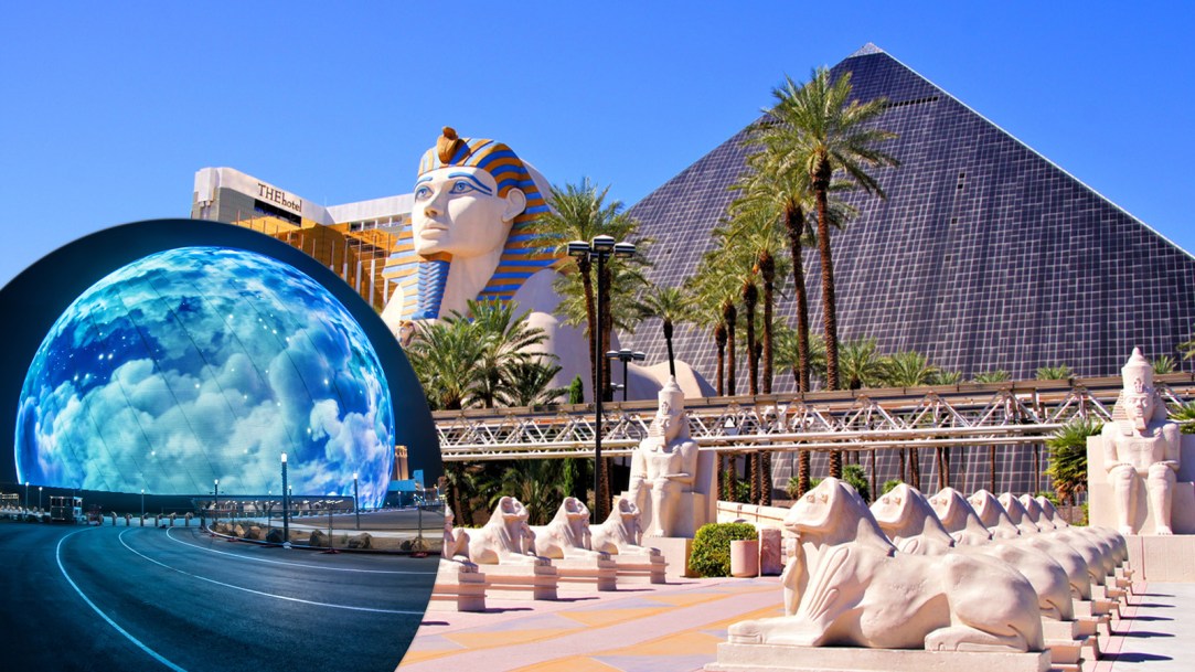 The Sphere Luxor Doritos