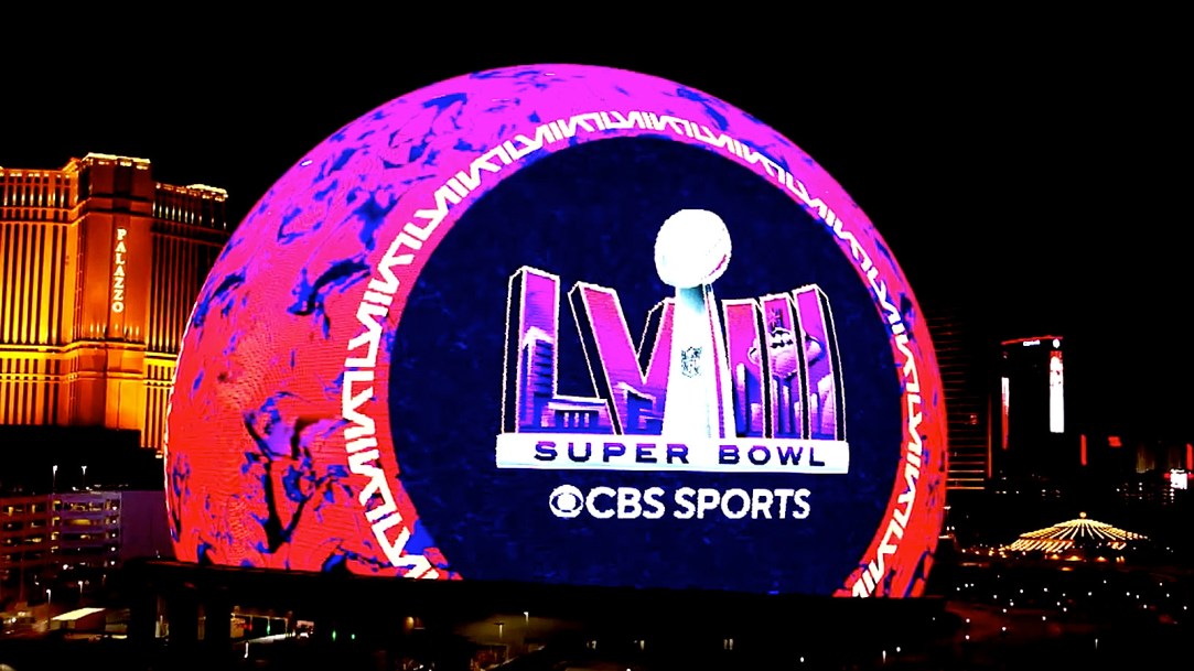 The Sphere Las Vegas Super Bowl