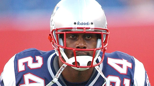 Patriots cornerback Ty Law