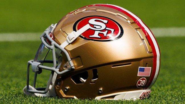 San Francisco 49ers helmet