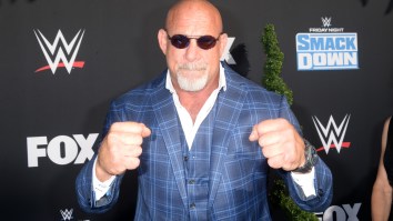 Gage Goldberg Effortlessly Throws WWE Dad Into A Suplex To Celebrate College Football Signing