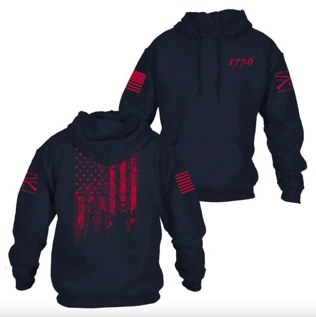 Grunt Style 1776 Flag Hoodie